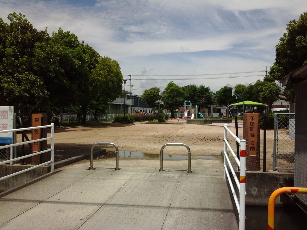 「tochito茶屋町展示場」付近の公園
