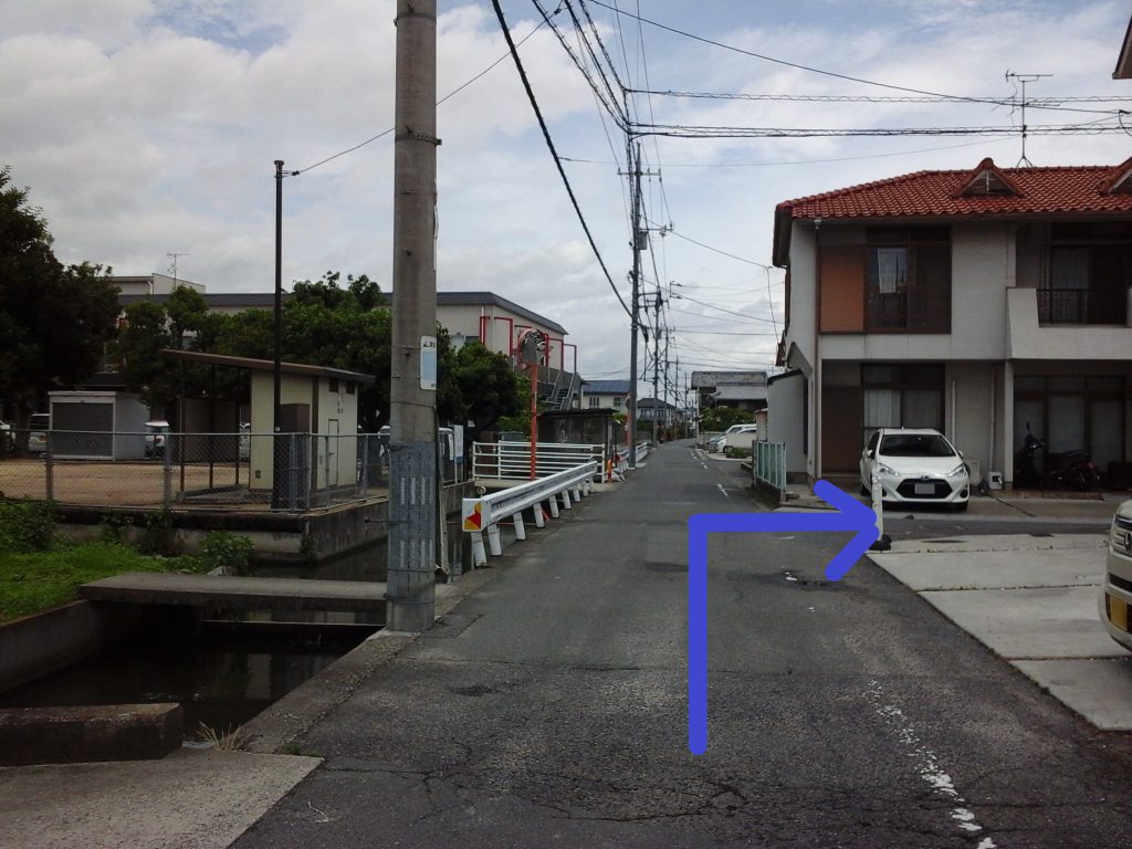 「tochito茶屋町展示場」道順4