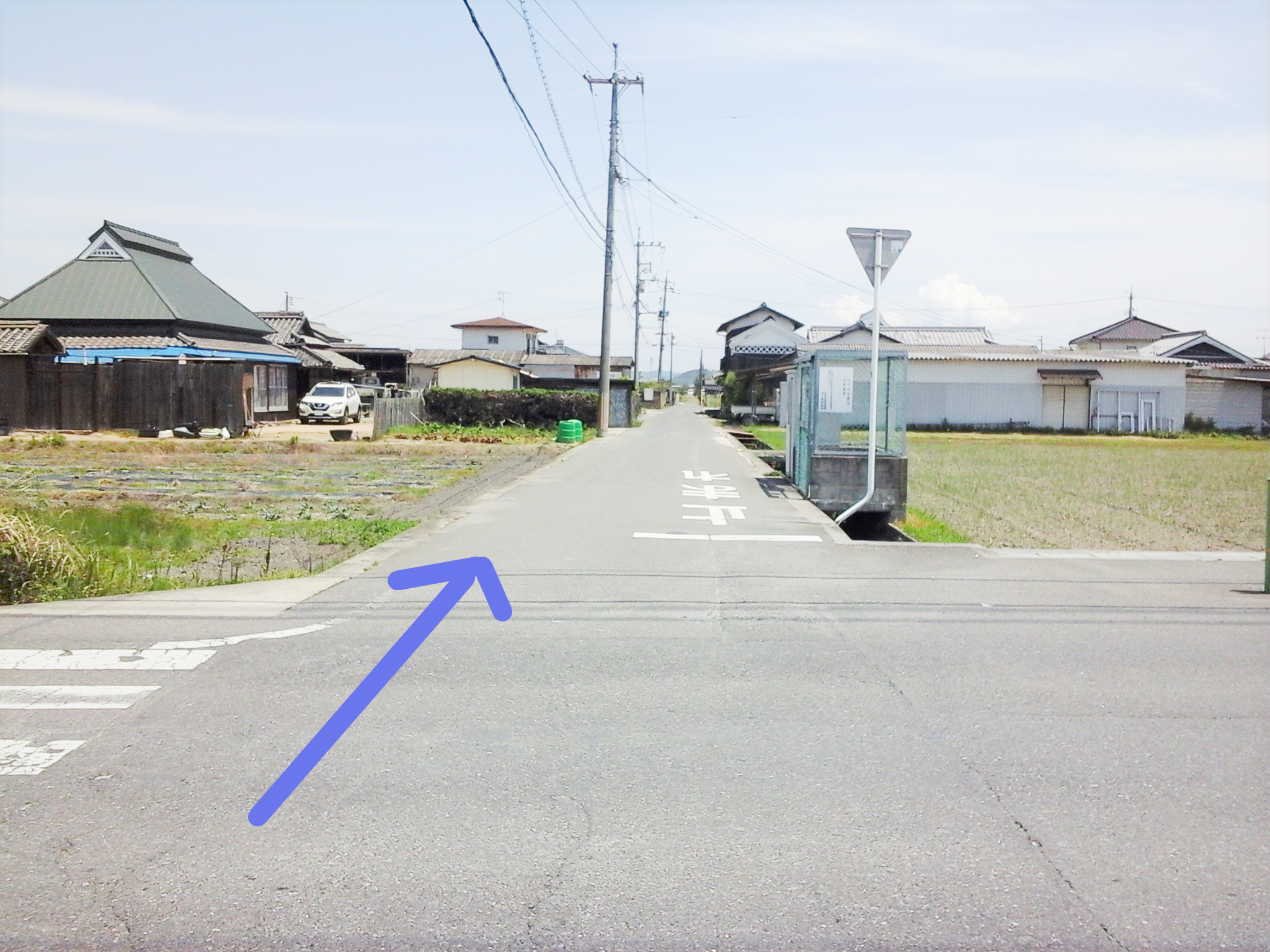 漱石ロード広場 道順2