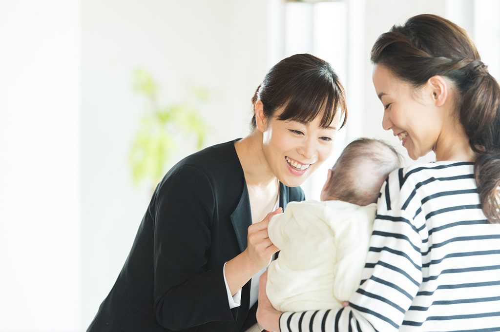 子育て中の方とのふれあい