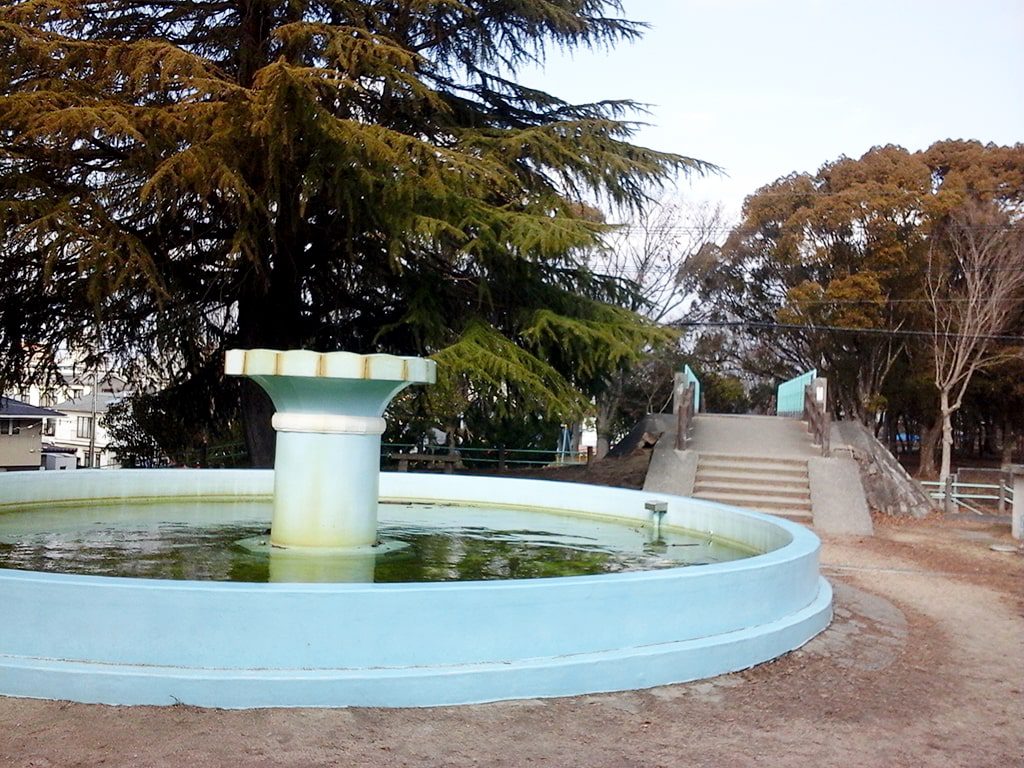 東山公園の噴水