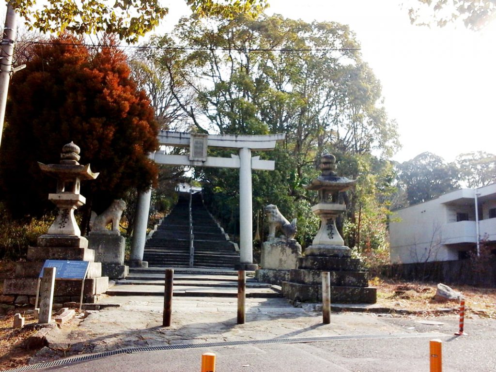 玉井宮東照宮本殿の鳥居