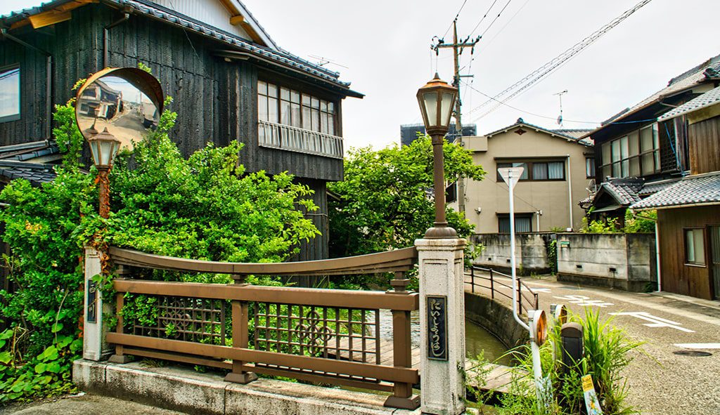 西大寺の古き良き街並み