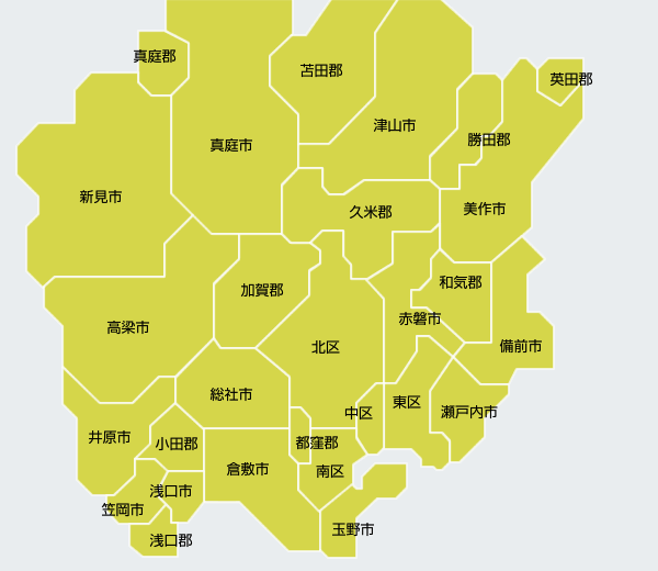 岡山エリアマップ