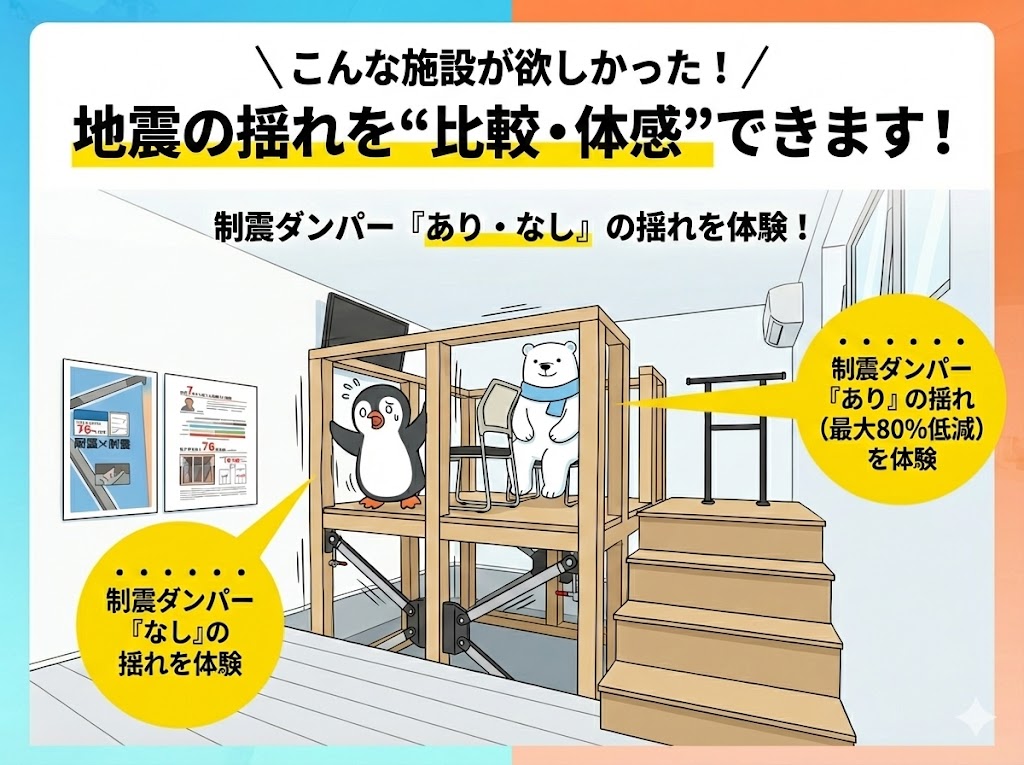 〈お家づくりの大事なポイント〉を体験できる!冷え冷え体験ショールーム