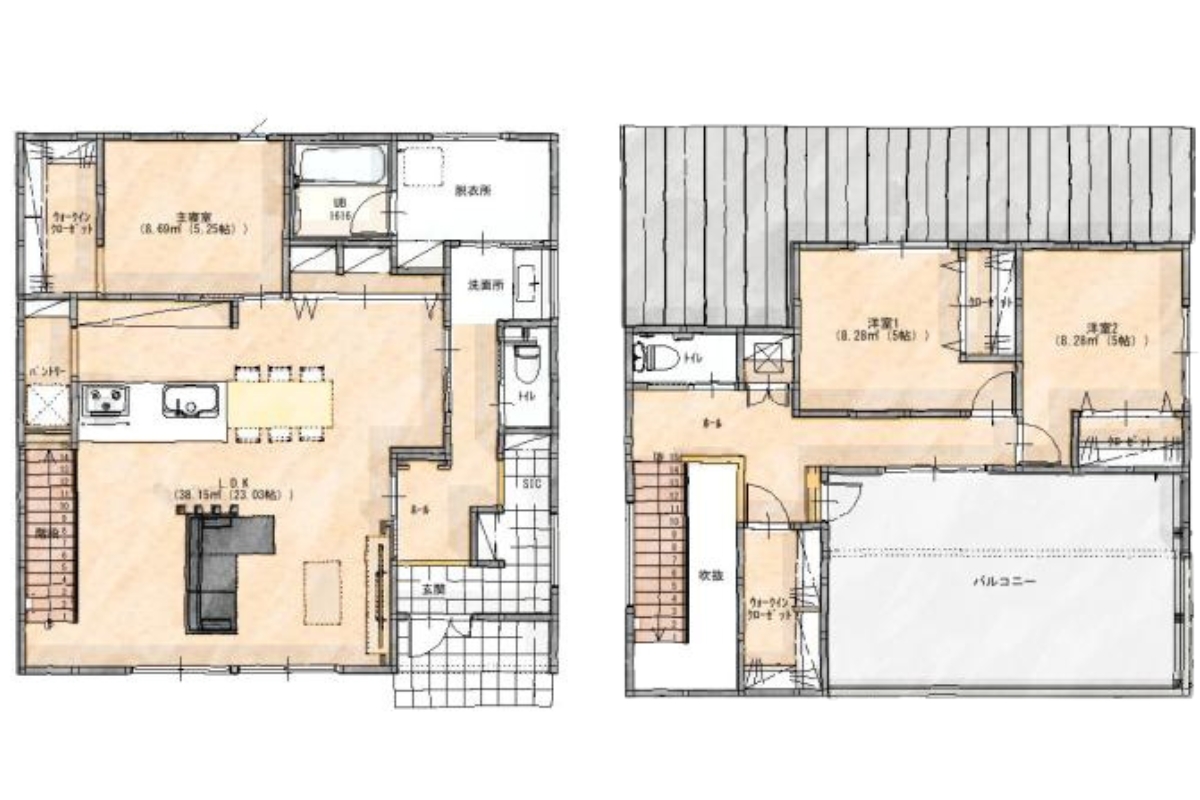 【完成見学会】「平屋のラクさ」×「2階建ての広さ」。屋上庭園付で1階主寝室で完結する「ほぼ平屋」の家(中区藤崎)