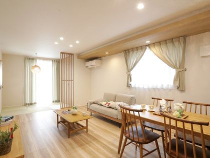 和の温もり、リビングのくつろぎを感じる家 | 倉敷市玉島上成注文住宅