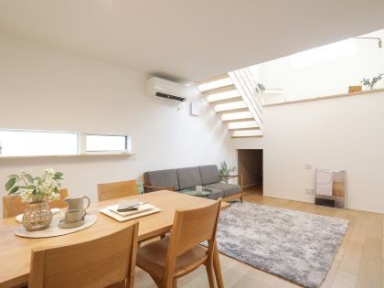 斜めの外壁が印象的な家 | 岡山市北区撫川移動型展示場