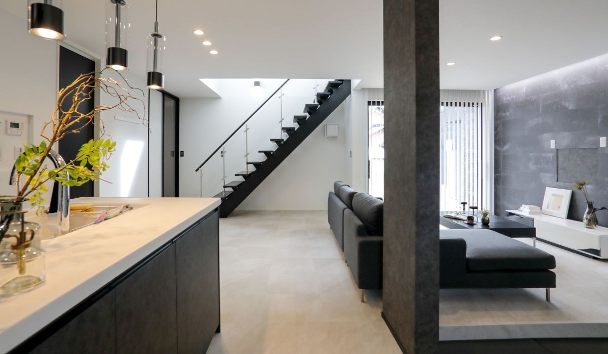 家族の集うダウンフロアのある家