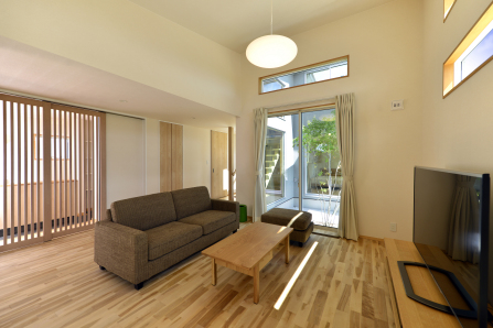 中庭のある素敵な平屋の家
