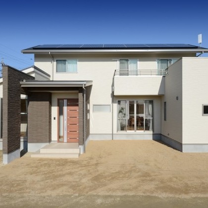 プライベート玄関のある家