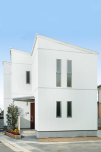 シンプルなデザイン住宅の家