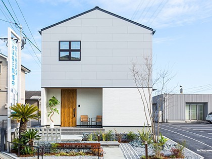 外壁が印象的な家 ｜ 岡山体感スタジオ