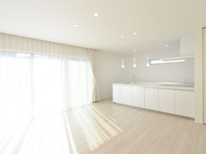 オシャレなペンダントライトがある家