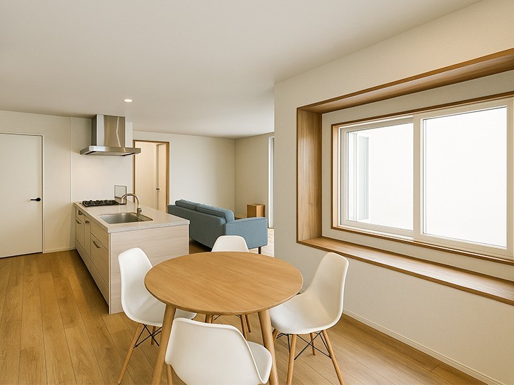 GX志向型住宅に対応した高断熱・高気密仕様で、省エネと快適性を両立し、CO2削減にも貢献する環境配慮型の次世代高性能住宅。